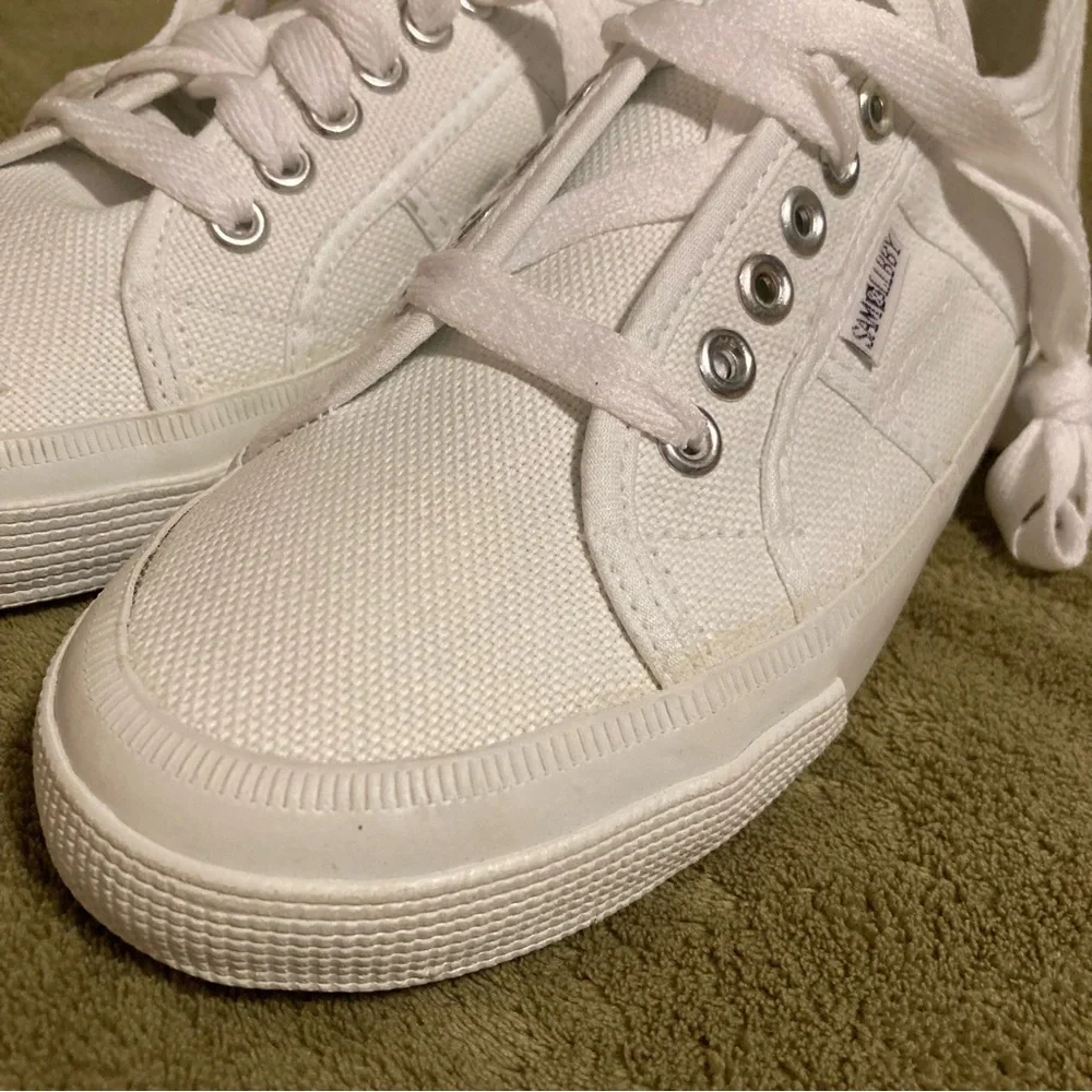 NIB Vintage Sam & Libby Jackie Canvas Shoes Sneakers Size 7.5 - Picture 9 of 13